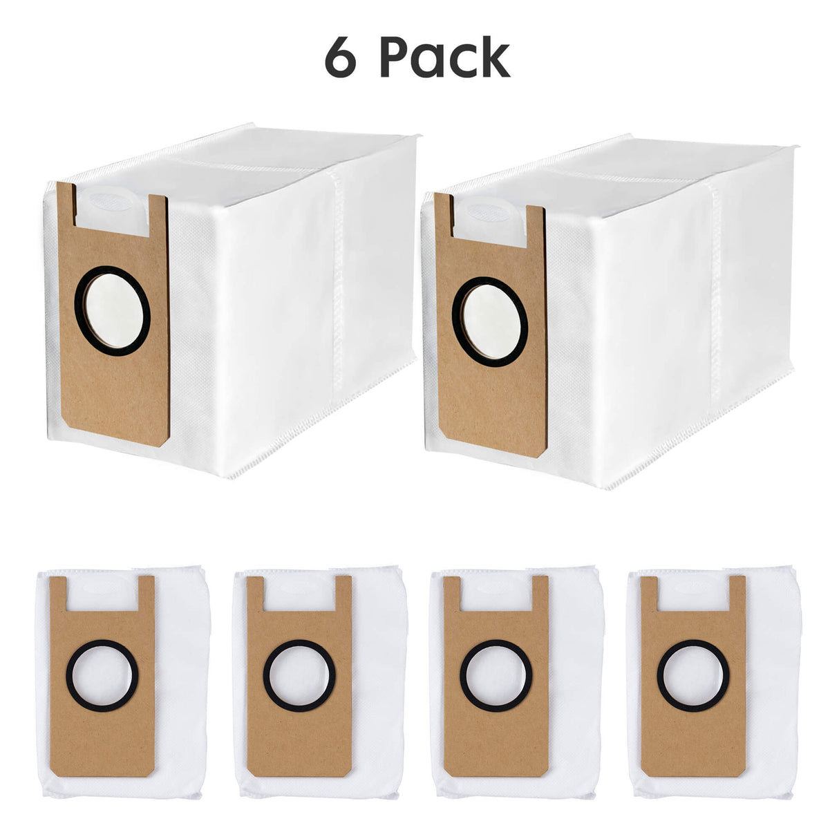 6-Pack Dust Bags Replacement for Extravis V5 Robot Vacuum