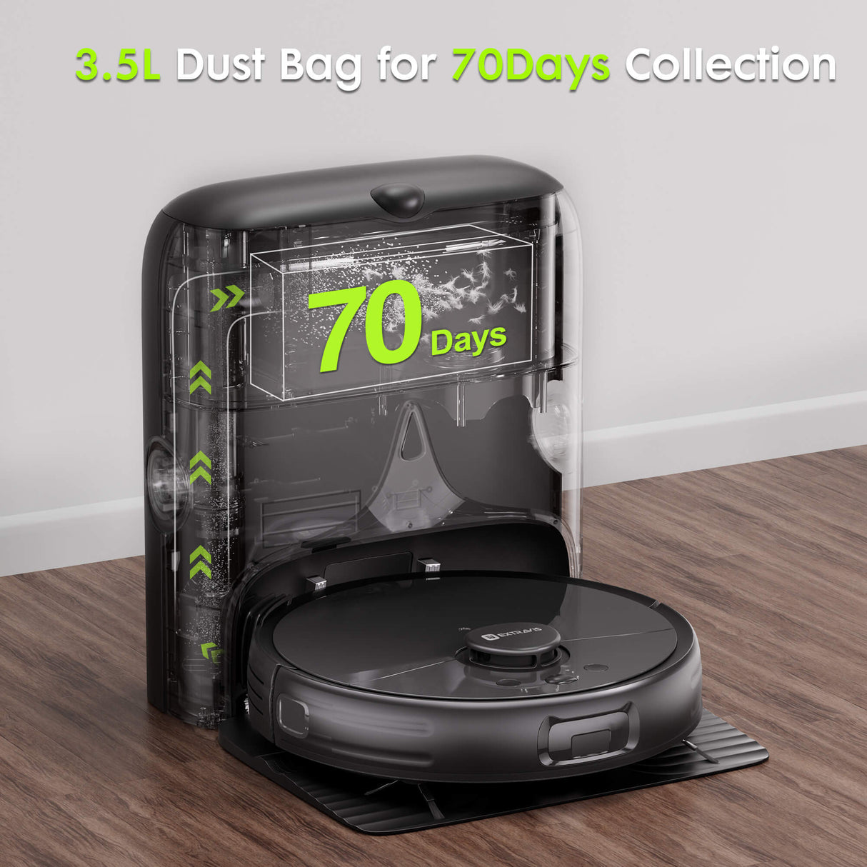 6-Pack Dust Bags Replacement for Extravis V5 Robot Vacuum